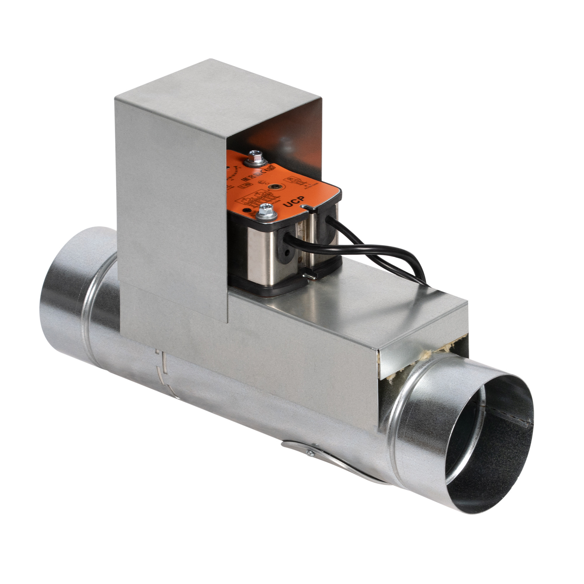 Клапан противопожарный SHUFT SHFDO-90-O-d125-MB230-0-0-0-0