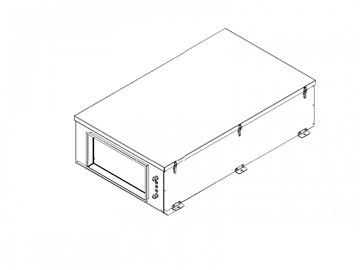 Вентиляционная установка Shuft ECO-SLIM 1100 9,0/400/3-А Приточная