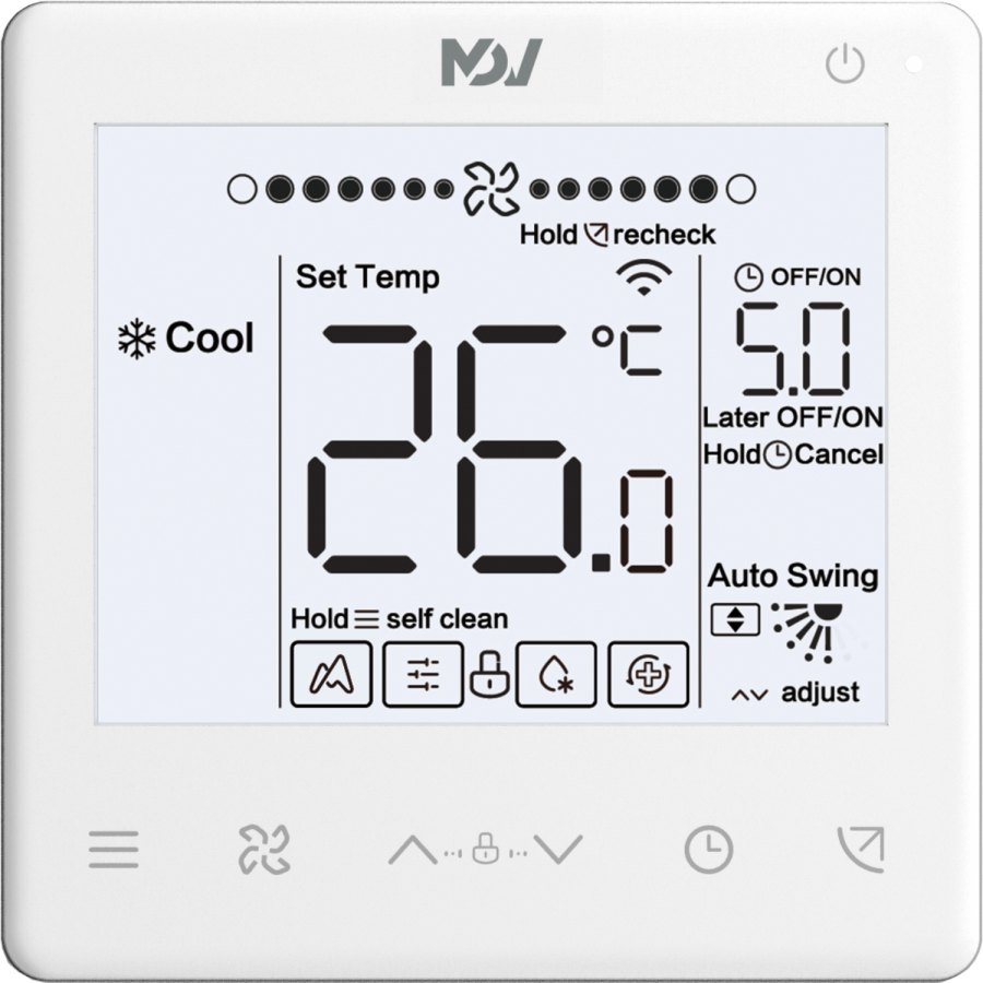Канальный двухтрубный фанкойл MDV MDVFN-700D3VE