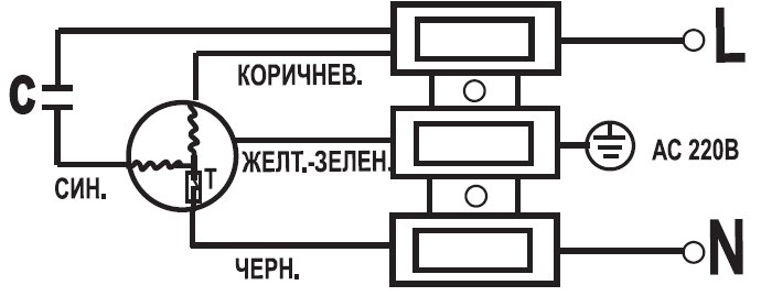 ВКК-100E вентилятор канальный с кронштейном — Схемы монтажа