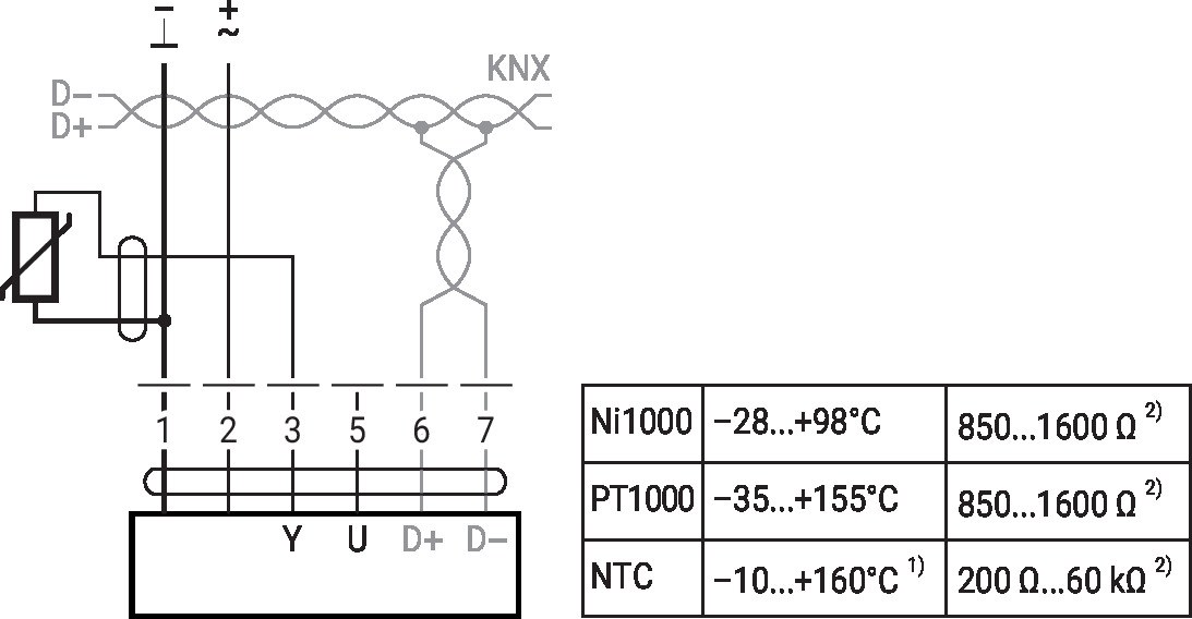 LM24A-KNX — Схема